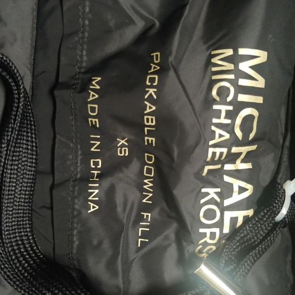 Michael Kors Packable Down Puffer Jacket Black Women’s Size XS (MISSING HOOD) - Picture 6 of 11